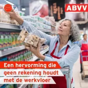 geen rekening met de werklvoer