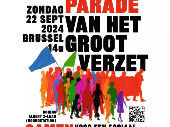 de parade van het verzet